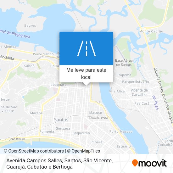 Avenida Campos Salles mapa