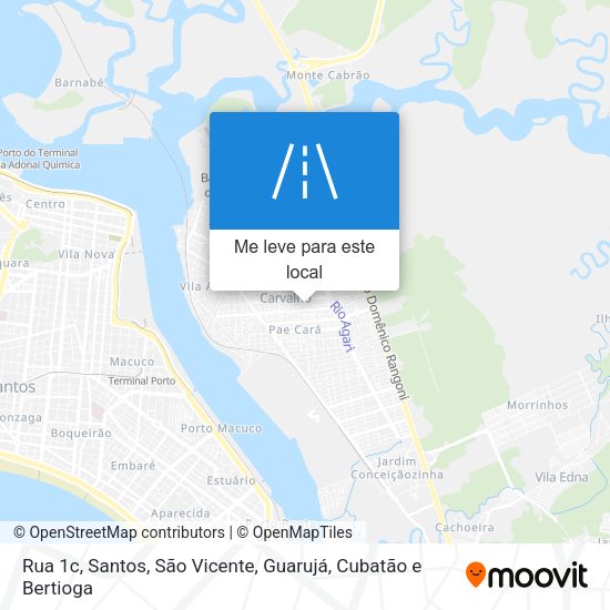 Rua 1c mapa