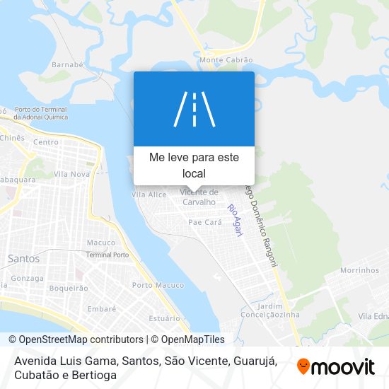 Avenida Luis Gama mapa