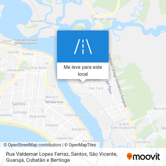 Rua Valdemar Lopes Ferraz mapa