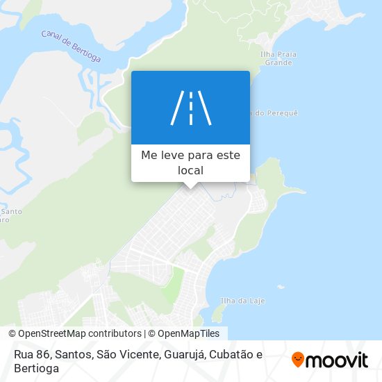 Rua 86 mapa