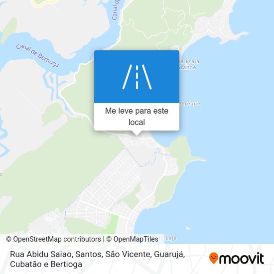 Rua Abidu Saiao mapa