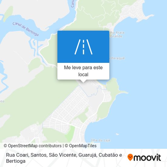 Rua Coari mapa