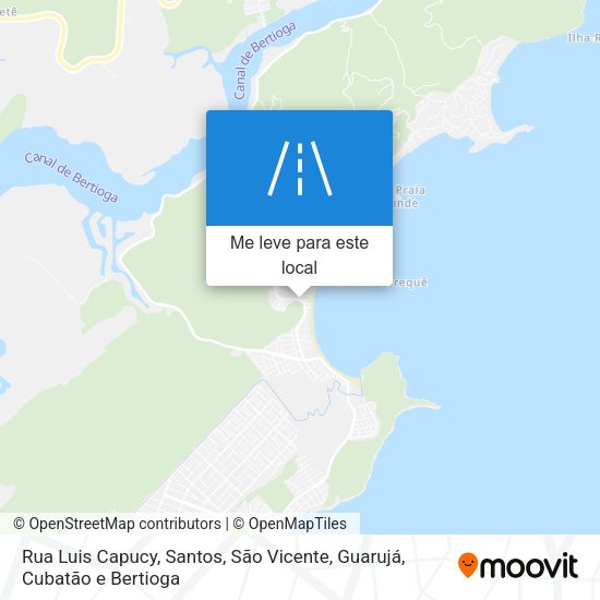 Rua Luis Capucy mapa