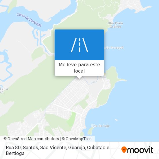 Rua 80 mapa