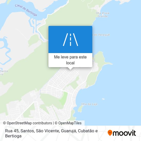 Rua 45 mapa