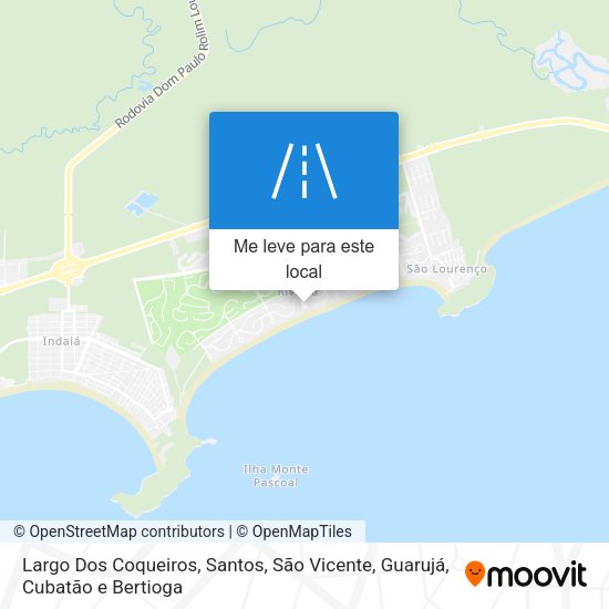 Largo Dos Coqueiros mapa