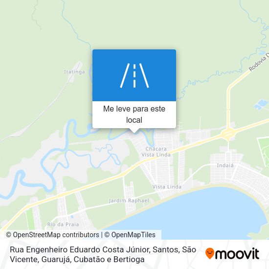 Rua Engenheiro Eduardo Costa Júnior mapa