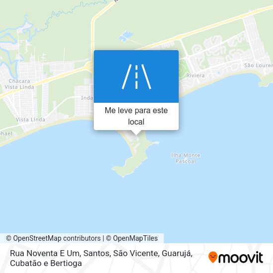Rua Noventa E Um mapa