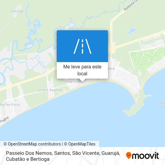 Passeio Dos Nemos mapa