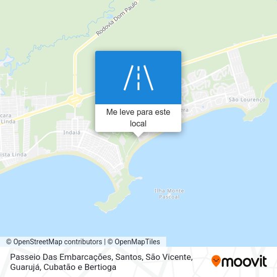 Passeio Das Embarcações mapa