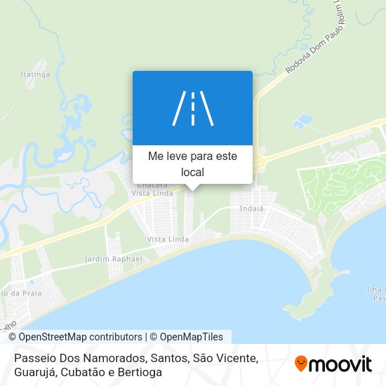 Passeio Dos Namorados mapa