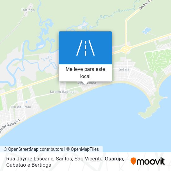 Rua Jayme Lascane mapa