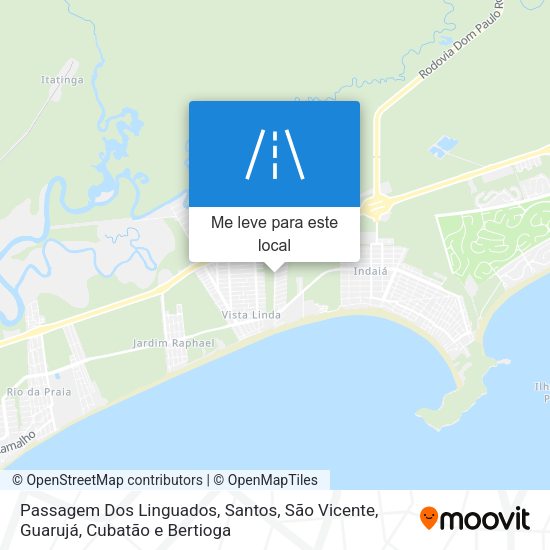 Passagem Dos Linguados mapa