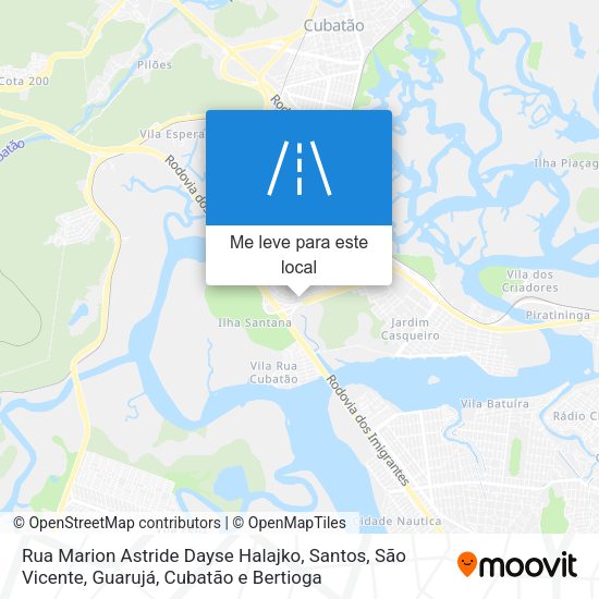 Rua Marion Astride Dayse Halajko mapa