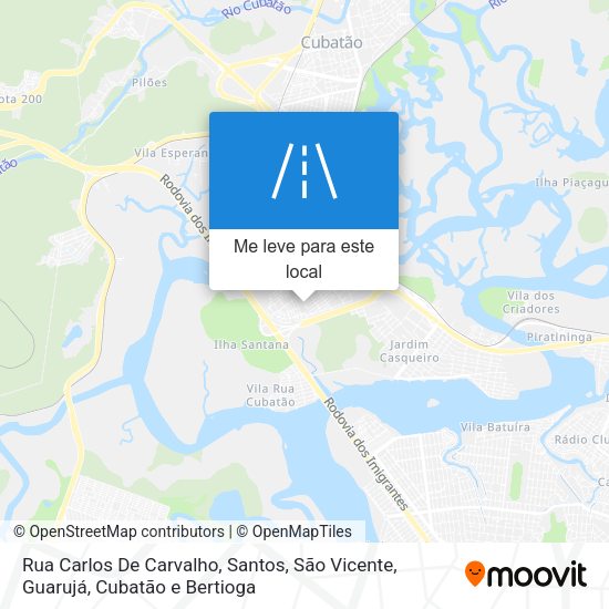 Rua Carlos De Carvalho mapa