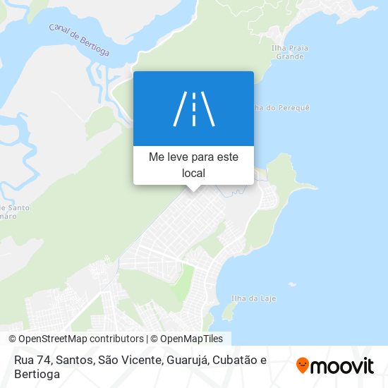 Rua 74 mapa