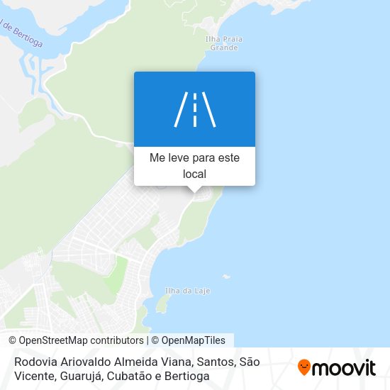 Rodovia Ariovaldo Almeida Viana mapa