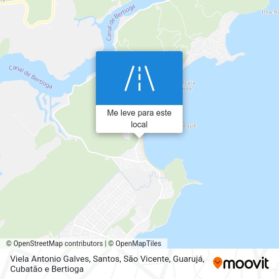 Viela Antonio Galves mapa