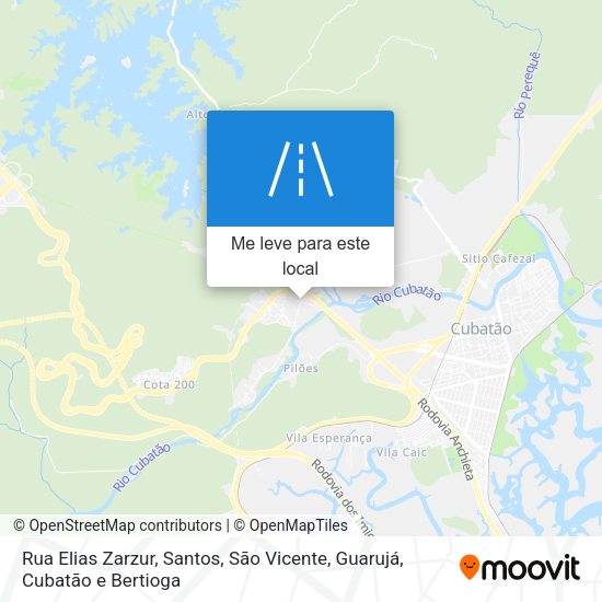 Rua Elias Zarzur mapa