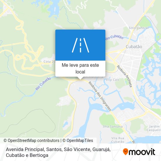 Avenida Principal mapa