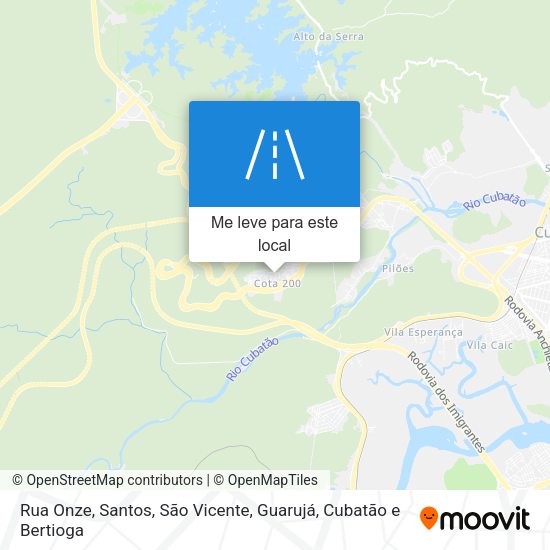 Rua Onze mapa