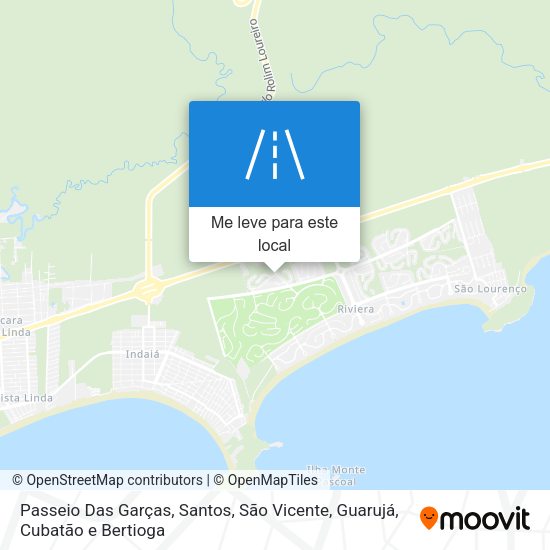Passeio Das Garças mapa