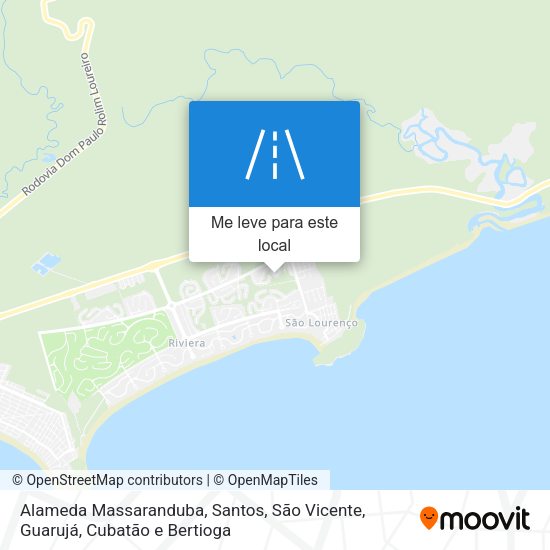 Alameda Massaranduba mapa