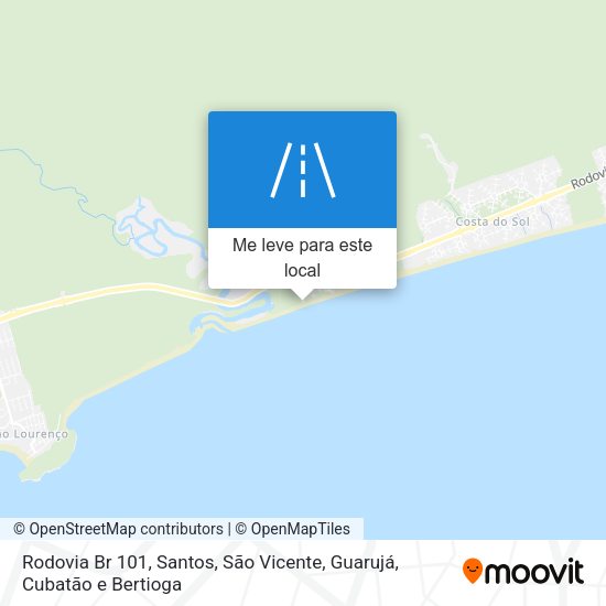 Rodovia Br 101 mapa