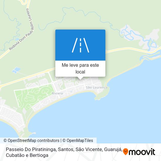 Passeio Do Piratininga mapa