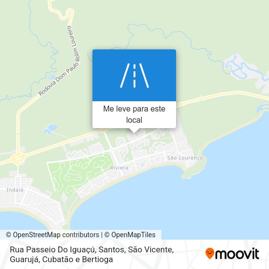 Rua Passeio Do Iguaçú mapa
