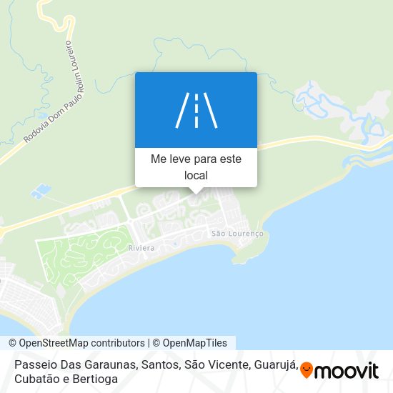 Passeio Das Garaunas mapa