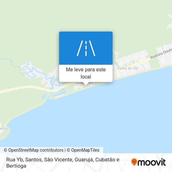 Rua Yb mapa