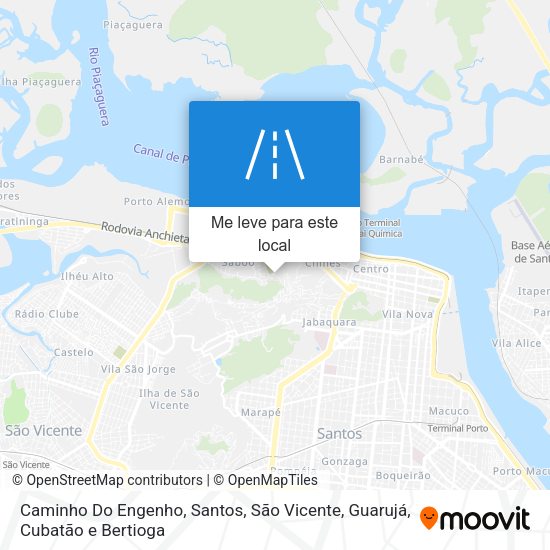 Caminho Do Engenho mapa