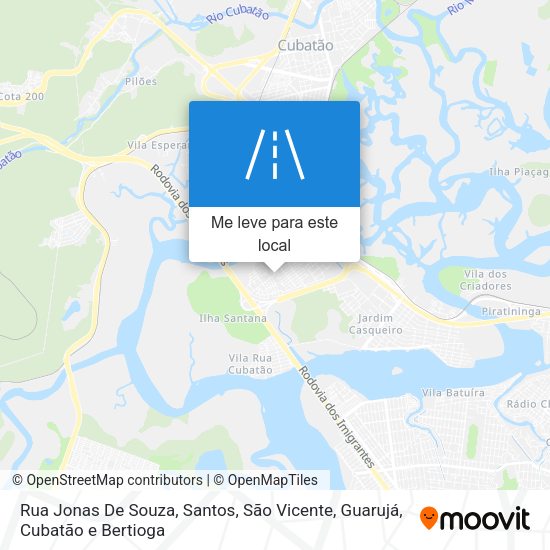 Rua Jonas De Souza mapa