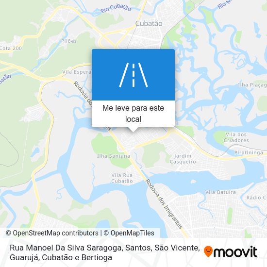 Rua Manoel Da Silva Saragoga mapa