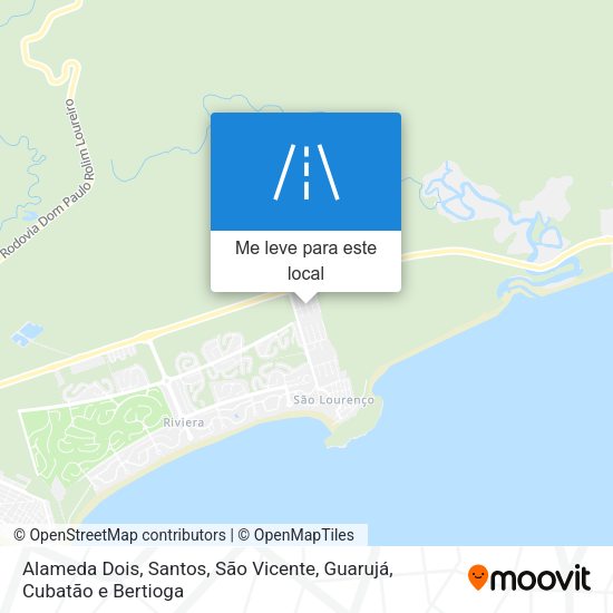 Alameda Dois mapa