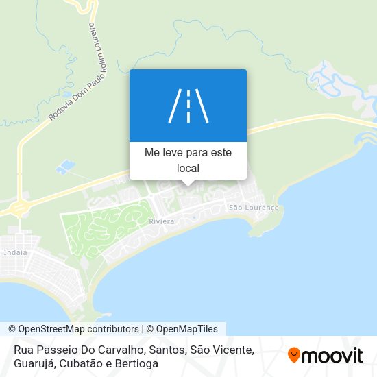 Rua Passeio Do Carvalho mapa