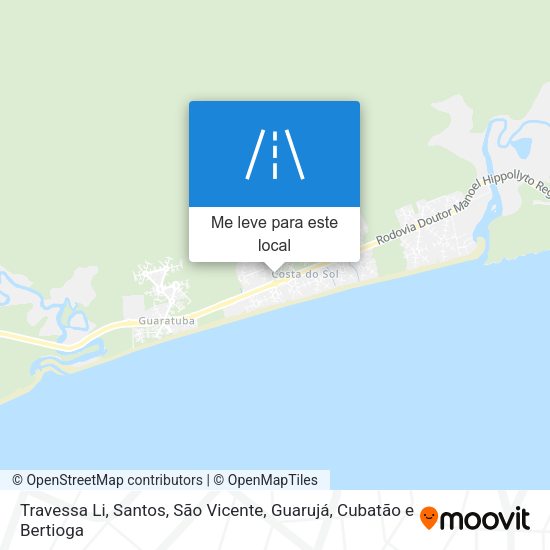 Travessa Li mapa
