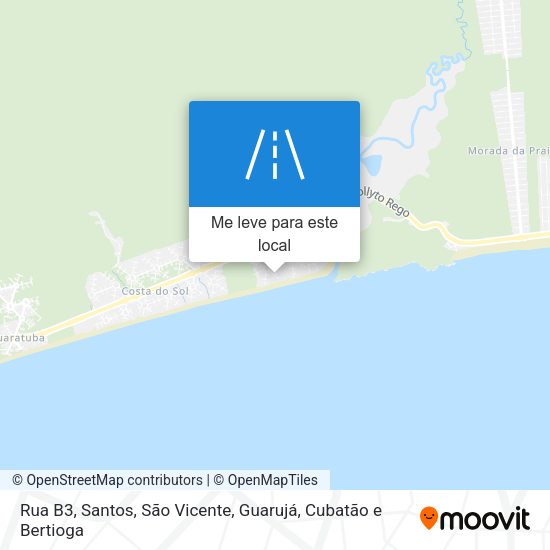 Rua B3 mapa