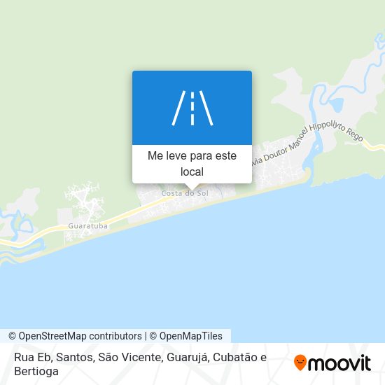 Rua Eb mapa