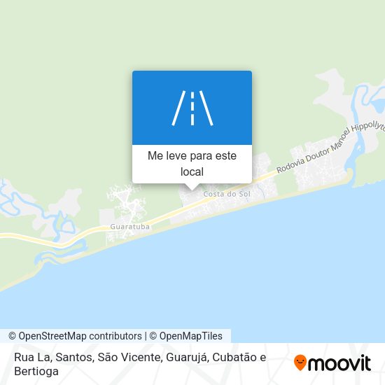 Rua La mapa