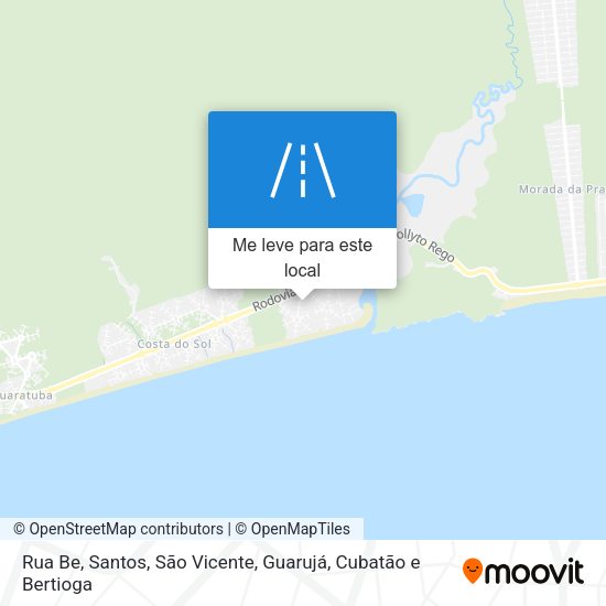 Rua Be mapa
