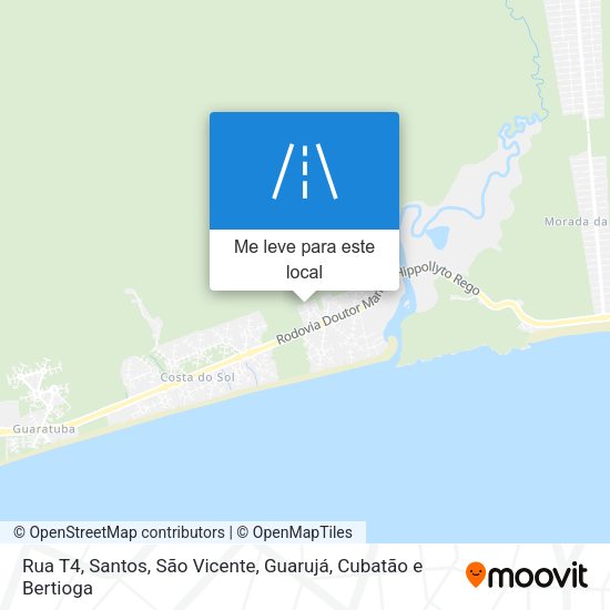 Rua T4 mapa