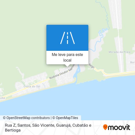 Rua Z mapa