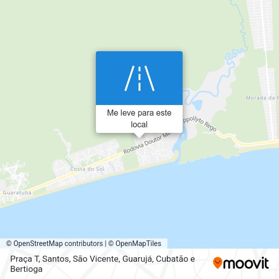 Praça T mapa