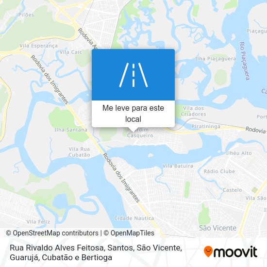 Rua Rivaldo Alves Feitosa mapa