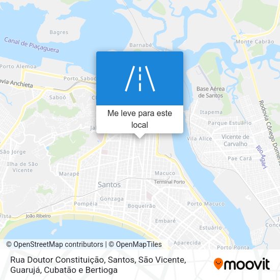 Rua Doutor Constituição mapa