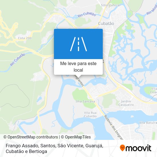 Frango Assado mapa