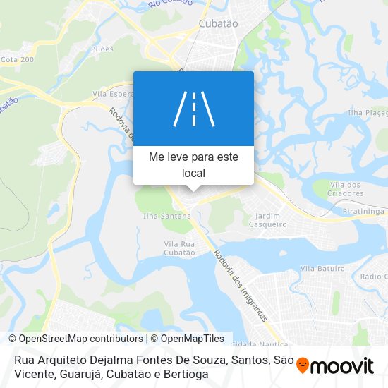 Rua Arquiteto Dejalma Fontes De Souza mapa